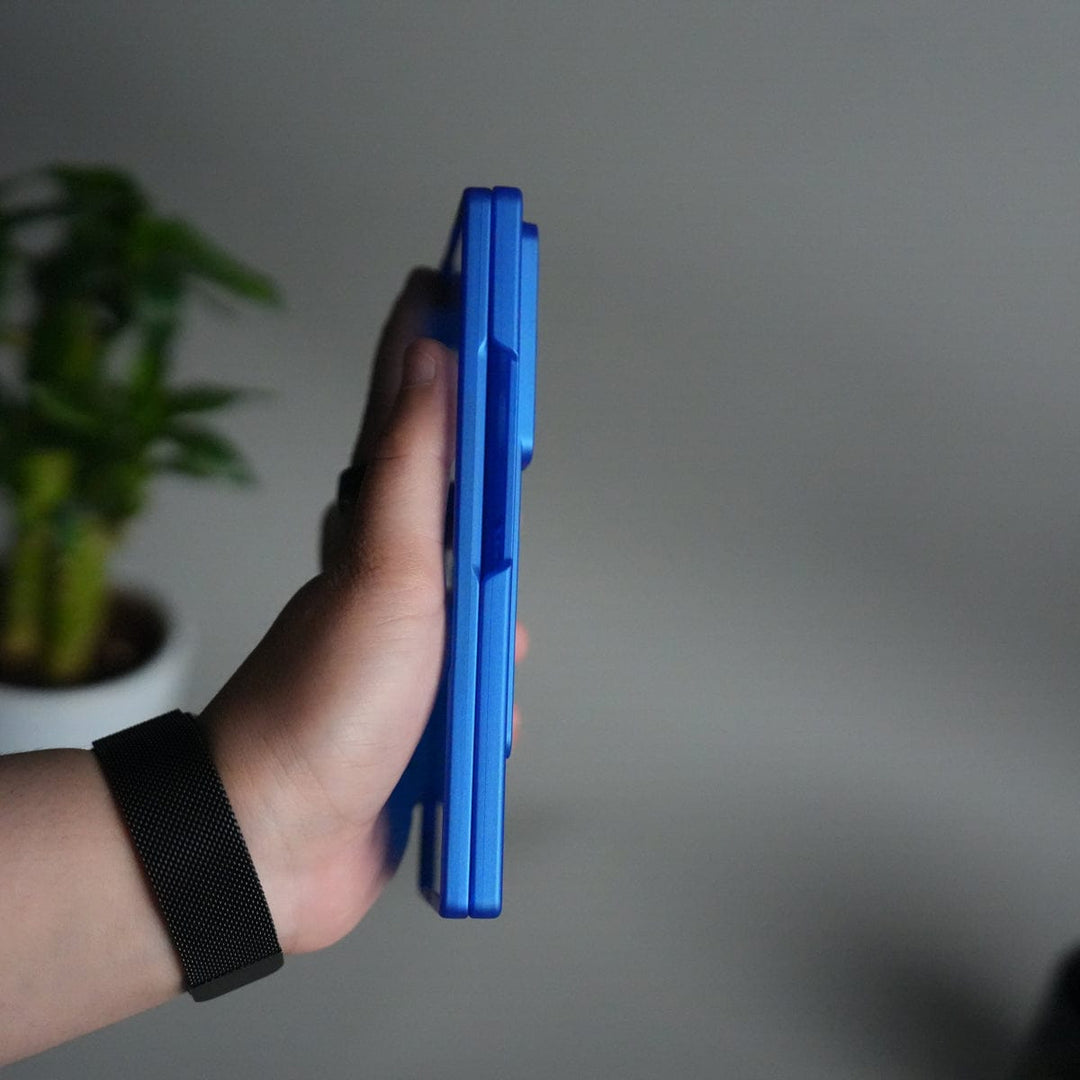 FRATO Samsung Z Fold 7 Glass Galaxy Z Fold 7 Case with S Pen Holder & Kickstand | Front + Back Protection Cover