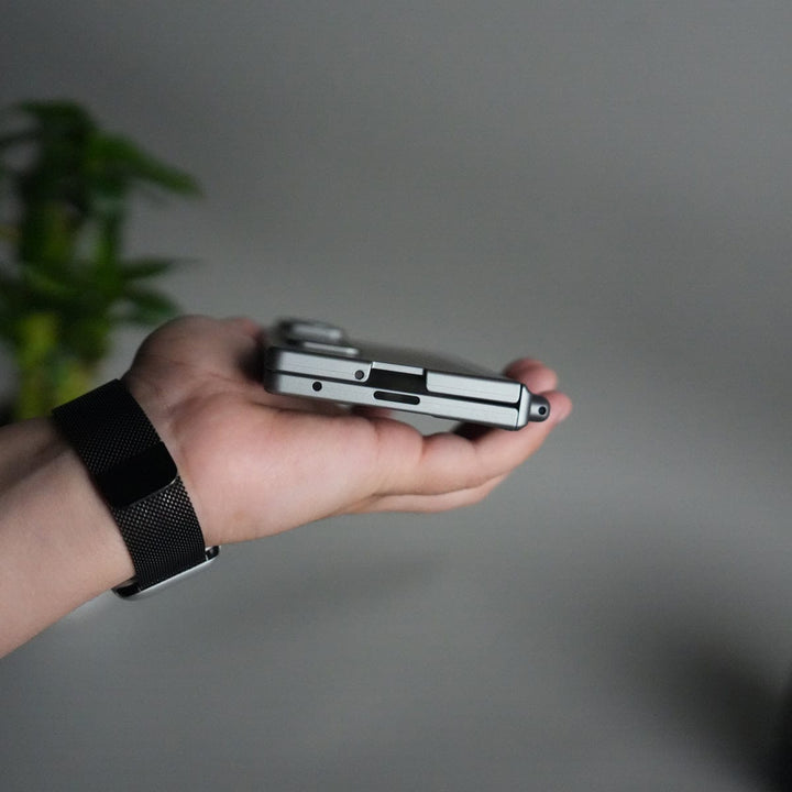 FRATO Samsung Z Fold 7 Glass Galaxy Z Fold 7 Case with S Pen Holder & Kickstand | Front + Back Protection Cover