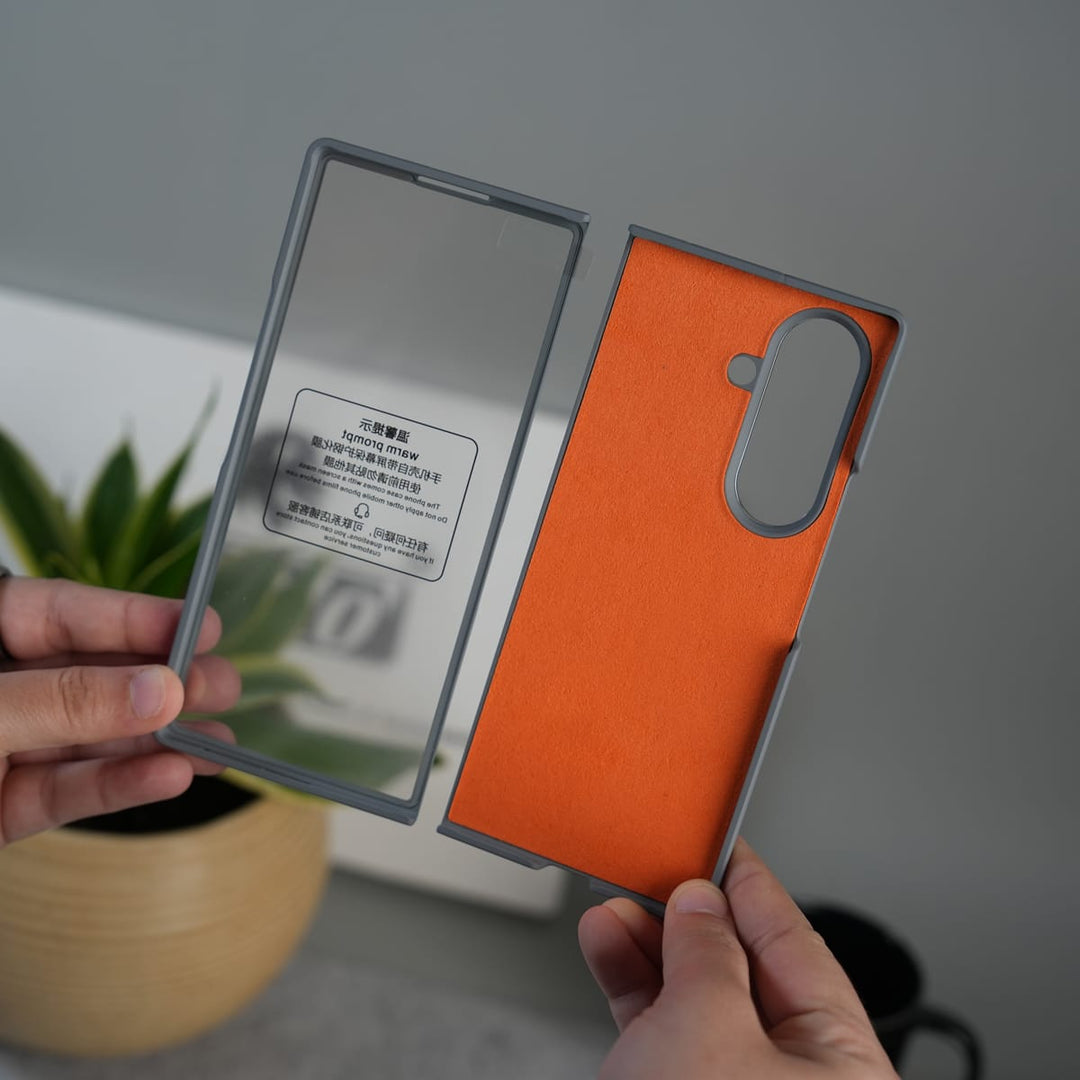 FRATO Samsung Z Fold 7 Glass Galaxy Z Fold 7 Matte Slim Protective Case