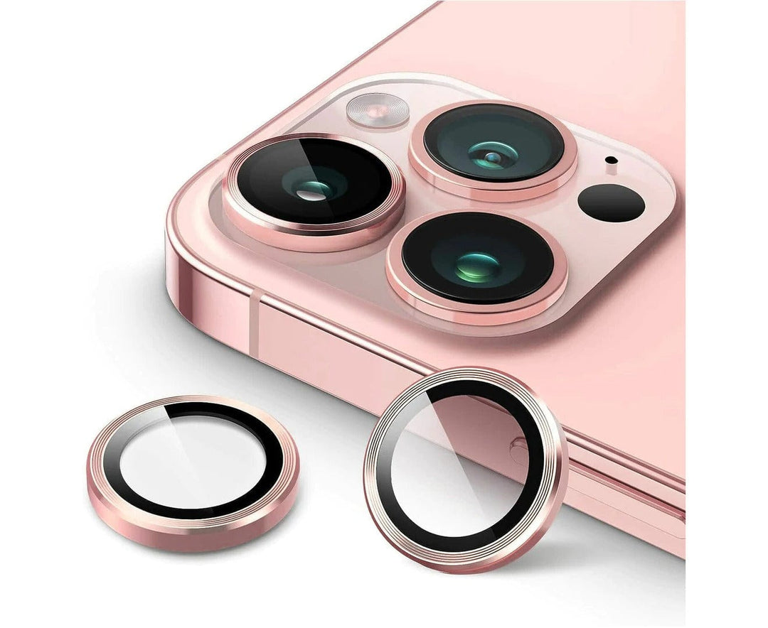 FRATO Tempered Glass iPhone 14 Pro Max ( Rose Gold ) iPhone Camera Lens Kit Protector