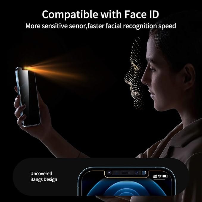 FRATO Tempered Glass iPhone Anti-Spy Privacy Tempered Glass Screen Protector