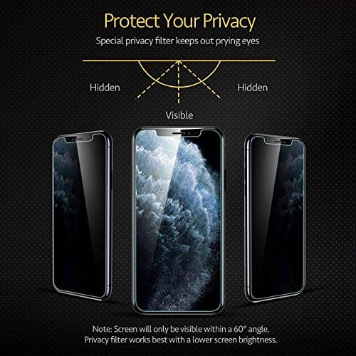 FRATO Tempered Glass iPhone Anti-Spy Privacy Tempered Glass Screen Protector