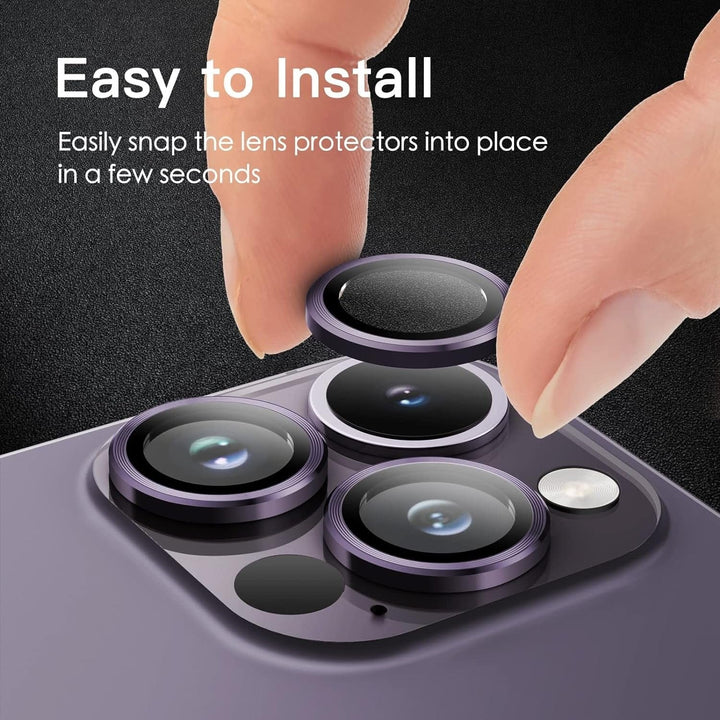 FRATO Tempered Glass iPhone Camera Lens Kit Protector