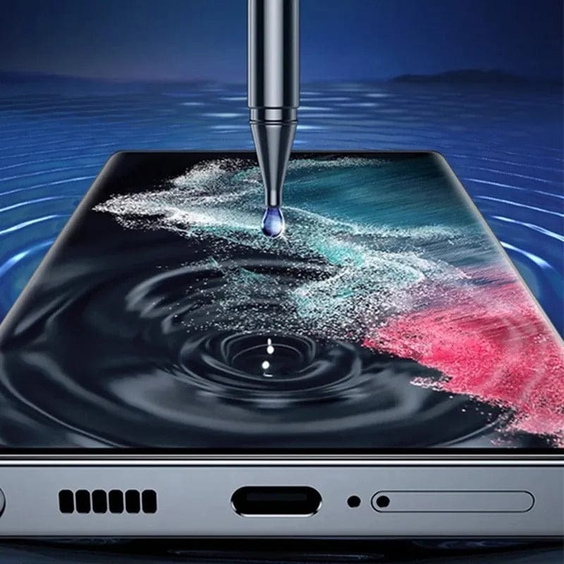 FRATO Tempered Glass Samsung Galaxy S22 Ultra Full Curved UV Tempered Glass Screen Protector Guard