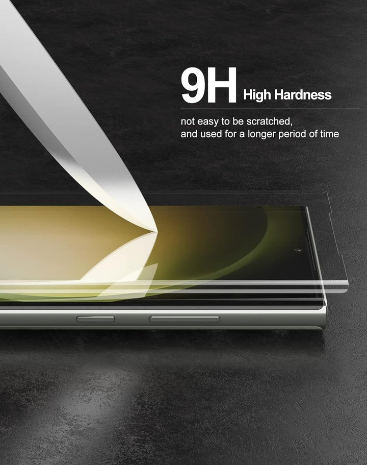 FRATO Tempered Glass Samsung Galaxy S23 Ultra Full Curved UV Tempered Glass Screen Protector Guard