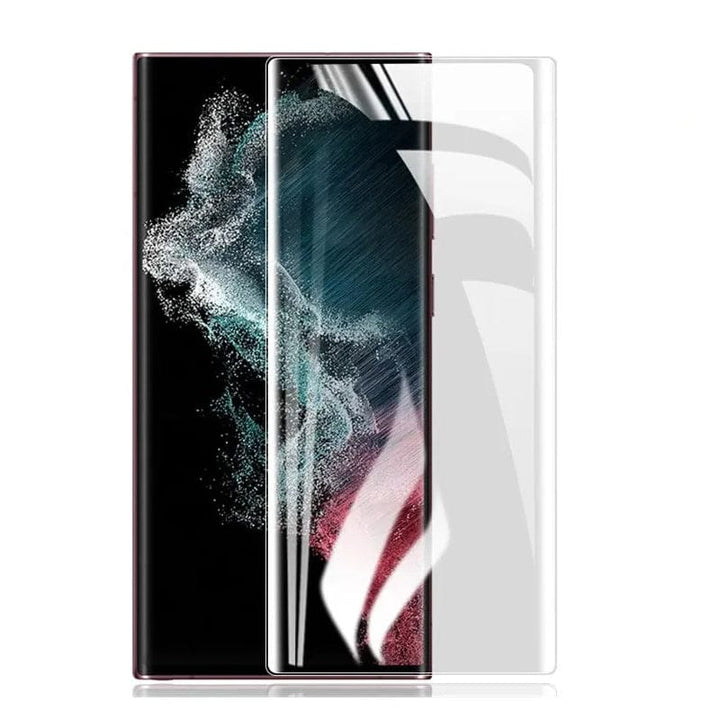 FRATO Tempered Glass Samsung Galaxy S23 Ultra Full Curved UV Tempered Glass Screen Protector Guard
