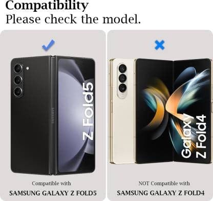 FRATO Tempered Glass Samsung Galaxy Z Fold 5 Front Outer Screen Protective Tempered Glass