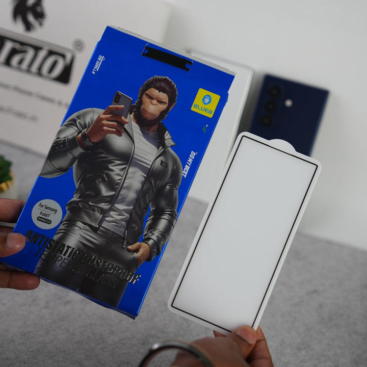 FRATO Tempered Glass Samsung Galaxy Z Fold 7 Anti Static Dustproof HD Clear Tempered Glass Screen Protector