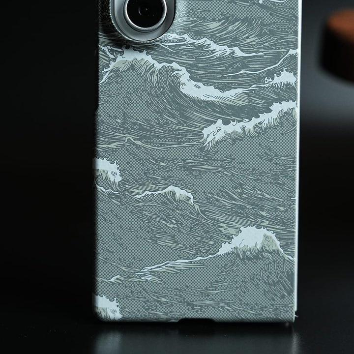 FRATO Z Fold 8 Series Artistic Wave Print Case for Galaxy Z Fold 8 Ultra | MagSafe Slim Case