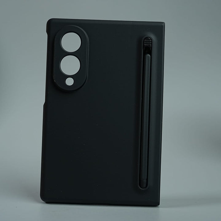 FRATO Z Fold 8 Series Black Matte Finish with Full Hinge Protection For Galaxy Z Fold 8 | S Pen Holder Protective Case