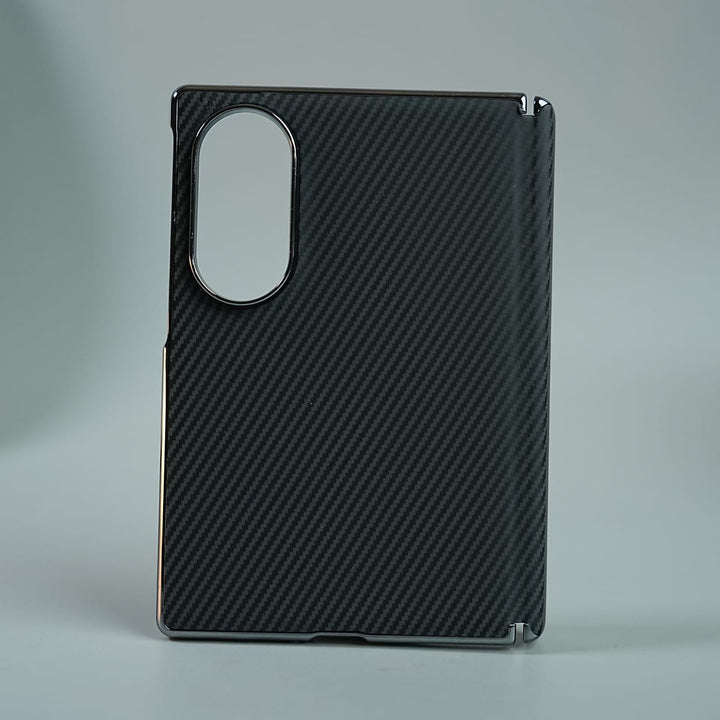 FRATO Z Fold 8 Series Black Matte Protective Case with Carbon Fiber Texture &amp; Dual Protective Material For Galaxy Z Fold 8