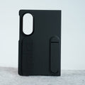 Matte Silicone Wrist Strap Case For Samsung Galaxy Z Fold 8 | Built in Kick Stand