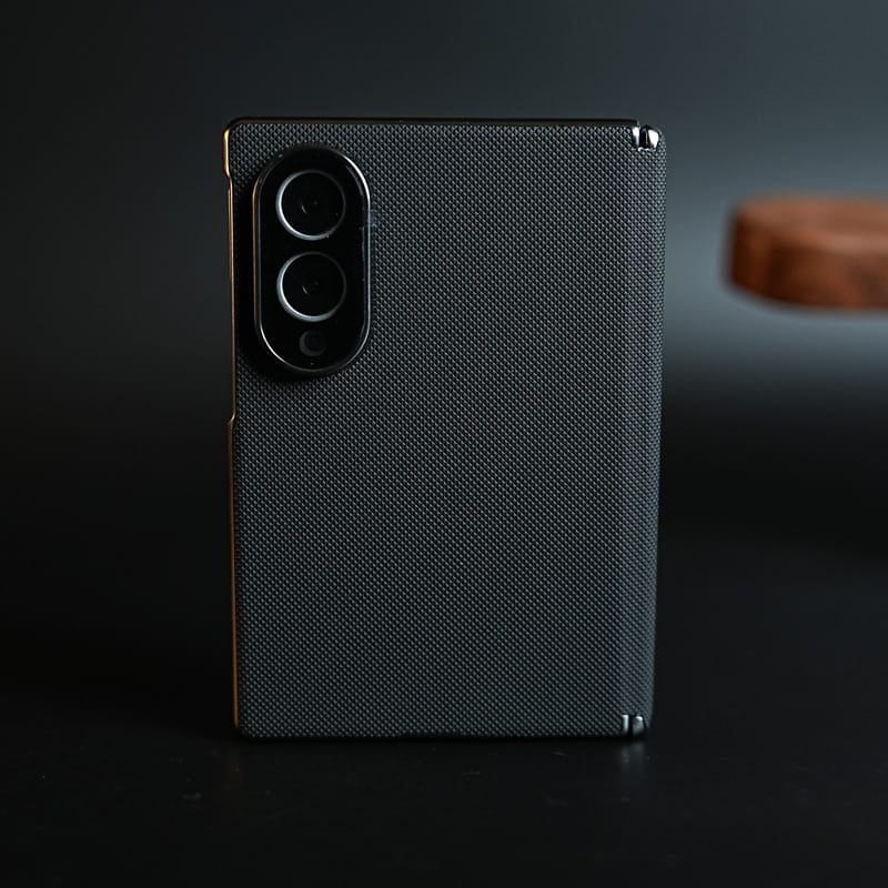 FRATO Z Fold 8 Series Black Premium Textured Back Case for Samsung Galaxy Z Fold 8 | Full Hinge Protection | Slim Protective Cover