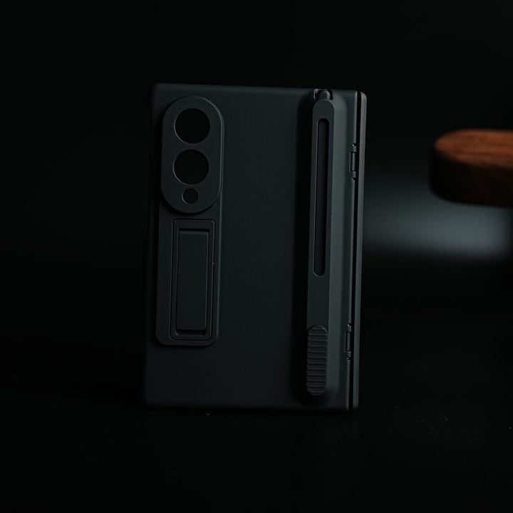 FRATO Z Fold 8 Series Black PushUP S Pen Holder Case for Galaxy Z Fold 8 with Front Glass Protection