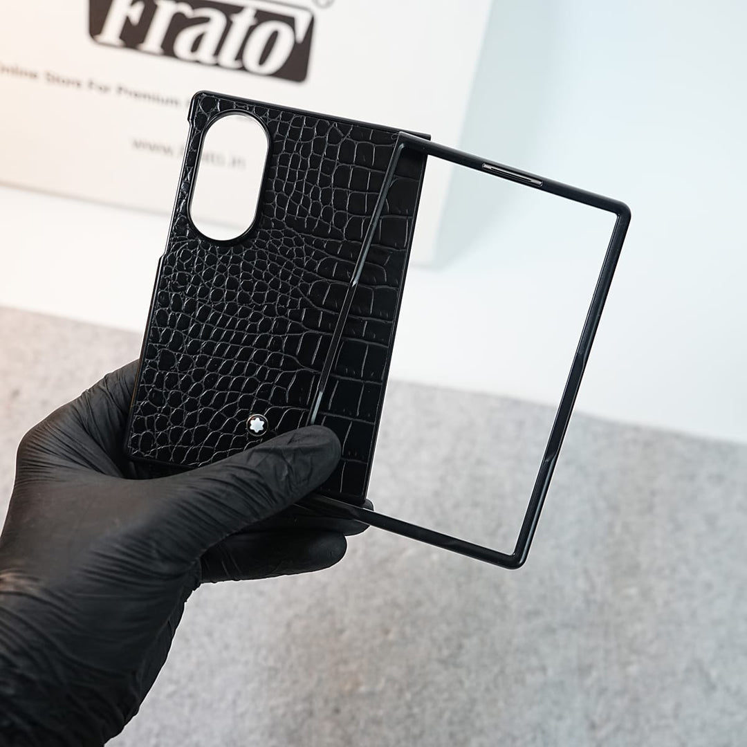 FRATO Z Fold 8 Series Black Textured MB Case Cover for Samsung Galaxy Z Fold 8