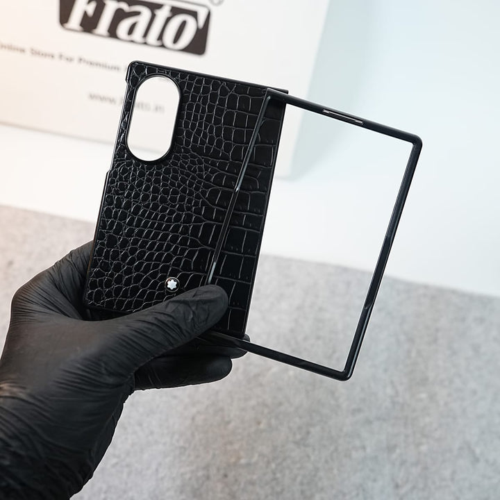 FRATO Z Fold 8 Series Black Textured MB Case Cover for Samsung Galaxy Z Fold 8