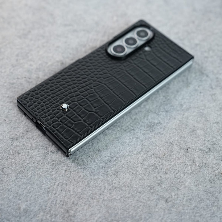 FRATO Z Fold 8 Series Black Textured MB Case Cover for Samsung Galaxy Z Fold 8 Ultra