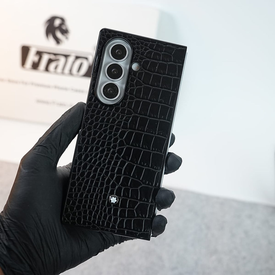 FRATO Z Fold 8 Series Black Textured MB Case Cover for Samsung Galaxy Z Fold 8 Ultra