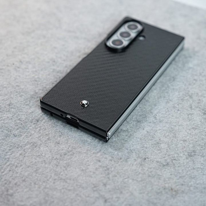 FRATO Z Fold 8 Series Black Textured MB Case Cover for Samsung Galaxy Z Fold 8 Ultra