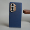 Leather Texture Magnetic Case for Galaxy Z Fold 8 Ultra | Hinge Protection and Metal Camera Guard