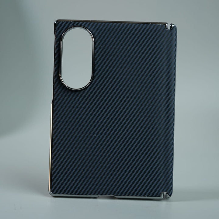 FRATO Z Fold 8 Series Blue Matte Protective Case with Carbon Fiber Texture &amp; Dual Protective Material For Galaxy Z Fold 8