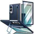 S Pen Holder Stand Case for Samsung Galaxy Z Fold 8 | Front Glass & Camera Protection Cover