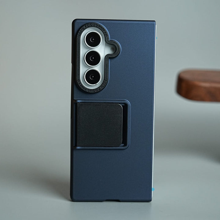 FRATO Z Fold 8 Series Blue Slim Protective Case for Galaxy Z Fold 8 Ultra | Built-In Foldable Kickstand