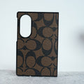 Luxury CC Brand PU Leather Design Case Cover For Samsung Galaxy Z Fold 8