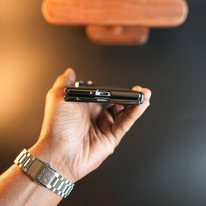 FRATO Z Fold 8 Series Carbon Fiber Design Magnetic Case For Samsung Galaxy Z Fold 8 Ultra | Hinge Protection