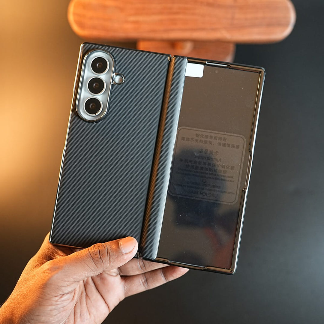 FRATO Z Fold 8 Series Carbon Fiber Design Magnetic Case For Samsung Galaxy Z Fold 8 Ultra | Hinge Protection