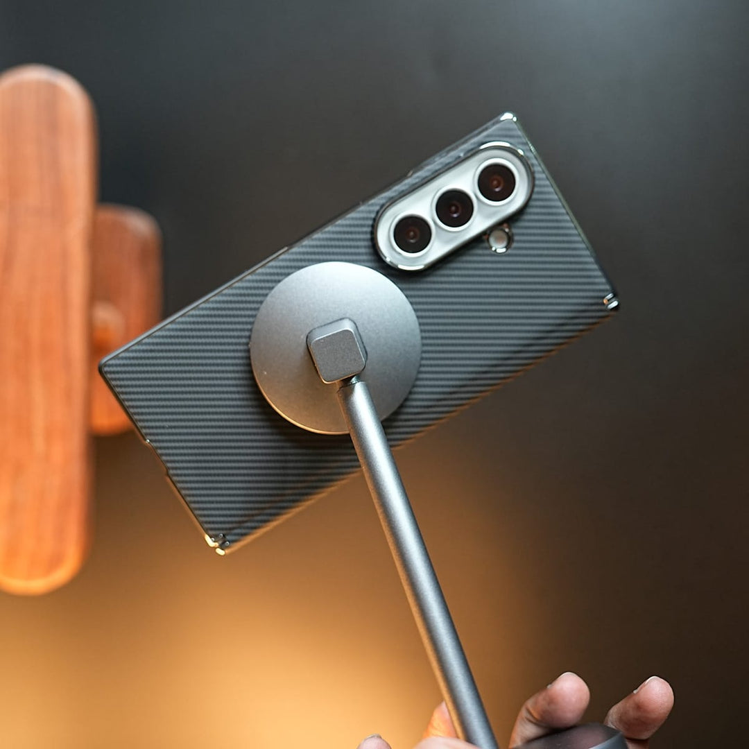 FRATO Z Fold 8 Series Carbon Fiber Design Magnetic Case For Samsung Galaxy Z Fold 8 Ultra | Hinge Protection