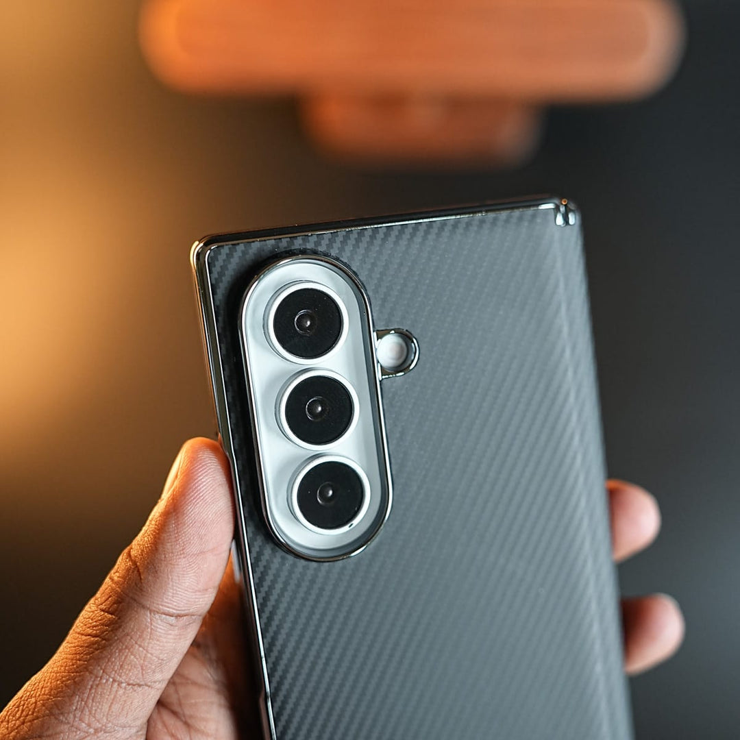 FRATO Z Fold 8 Series Carbon Fiber Design Magnetic Case For Samsung Galaxy Z Fold 8 Ultra | Hinge Protection