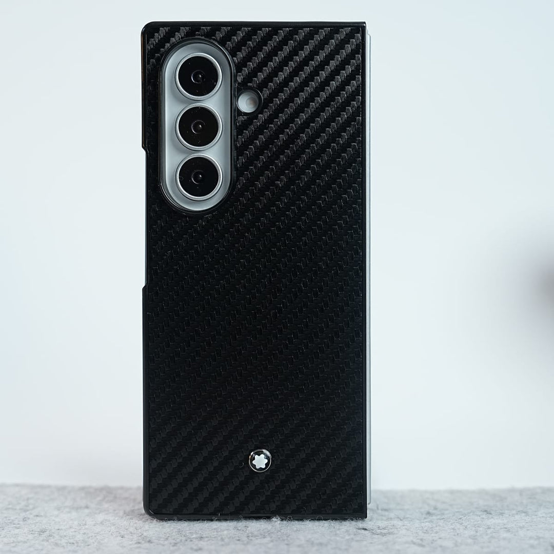 FRATO Z Fold 8 Series Carbon Fiber Texture Black Textured MB Case Cover for Samsung Galaxy Z Fold 8 Ultra