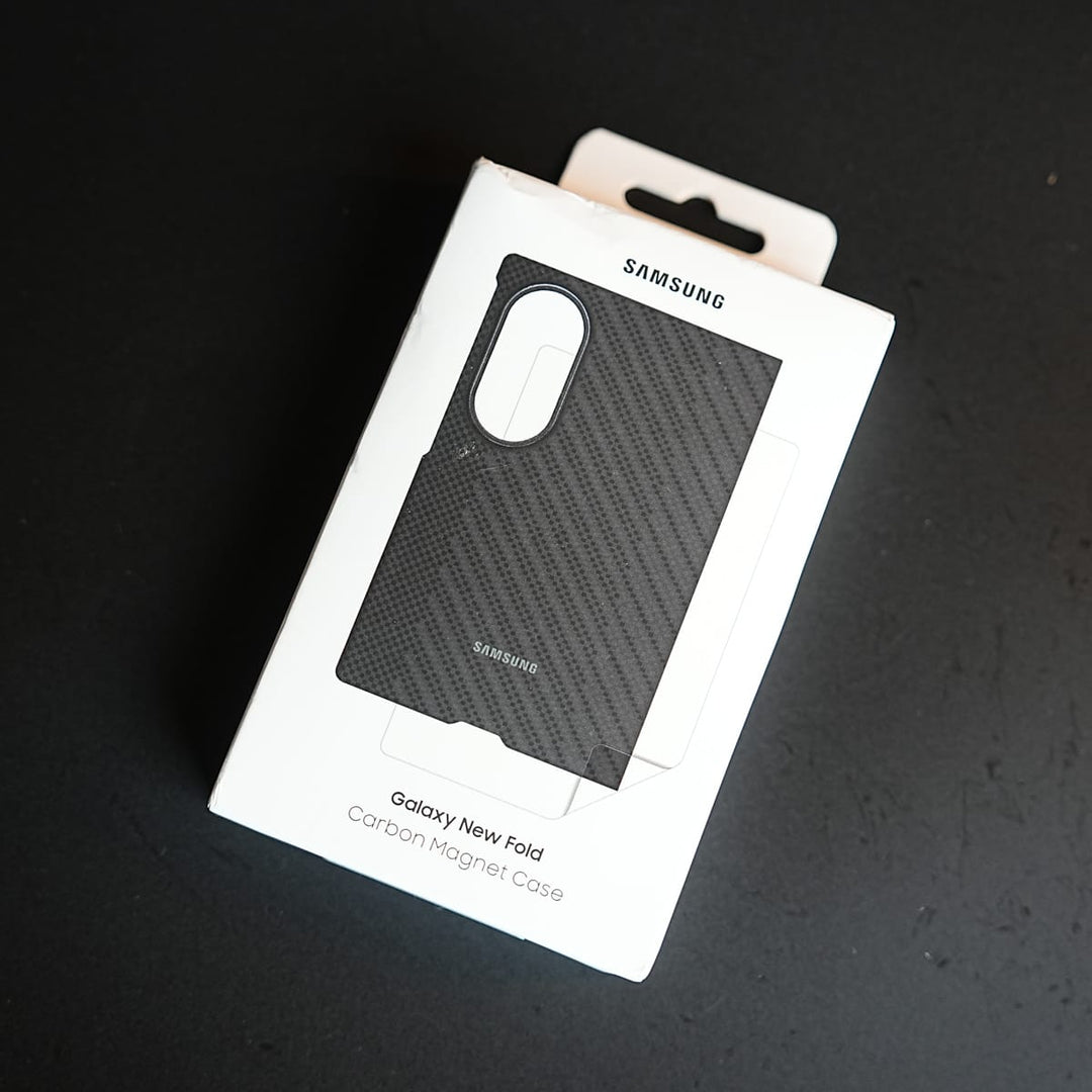 FRATO Z Fold 8 Series Carbon Fiber Texture Case for Samsung Galaxy Z Fold 8 | Magnetic Ring + 2 Ultra HD Tempered Glass