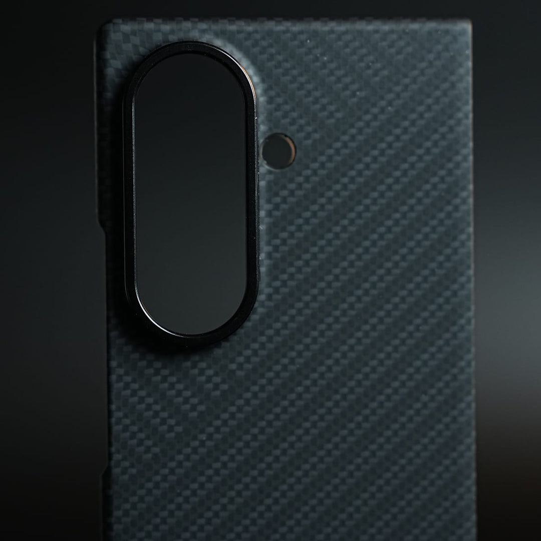 FRATO Z Fold 8 Series Carbon Fiber Texture Case for Samsung Galaxy Z Fold 8 Ultra  | Magnetic Ring + 2 Ultra HD Tempered Glass