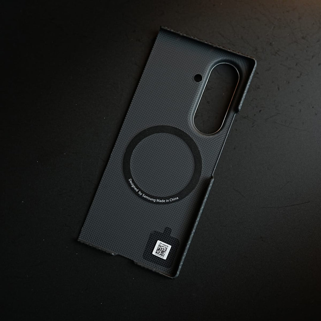 FRATO Z Fold 8 Series Carbon Fiber Texture Case for Samsung Galaxy Z Fold 8 Ultra  | Magnetic Ring + 2 Ultra HD Tempered Glass