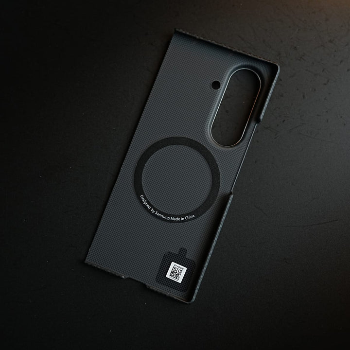 FRATO Z Fold 8 Series Carbon Fiber Texture Case for Samsung Galaxy Z Fold 8 Ultra  | Magnetic Ring + 2 Ultra HD Tempered Glass