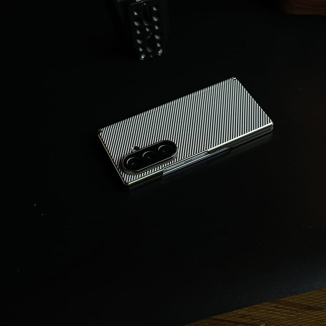 FRATO Z Fold 8 Series Carbon Fiber Texture Cover for Galaxy Z Fold 8 Ultra | Slim Protective Case