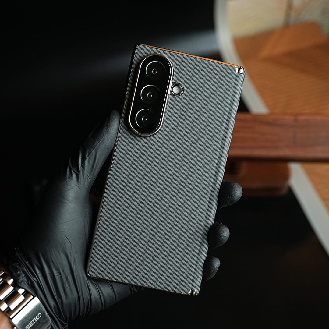FRATO Z Fold 8 Series Carbon Fiber Texture Cover for Galaxy Z Fold 8 Ultra | Slim Protective Case