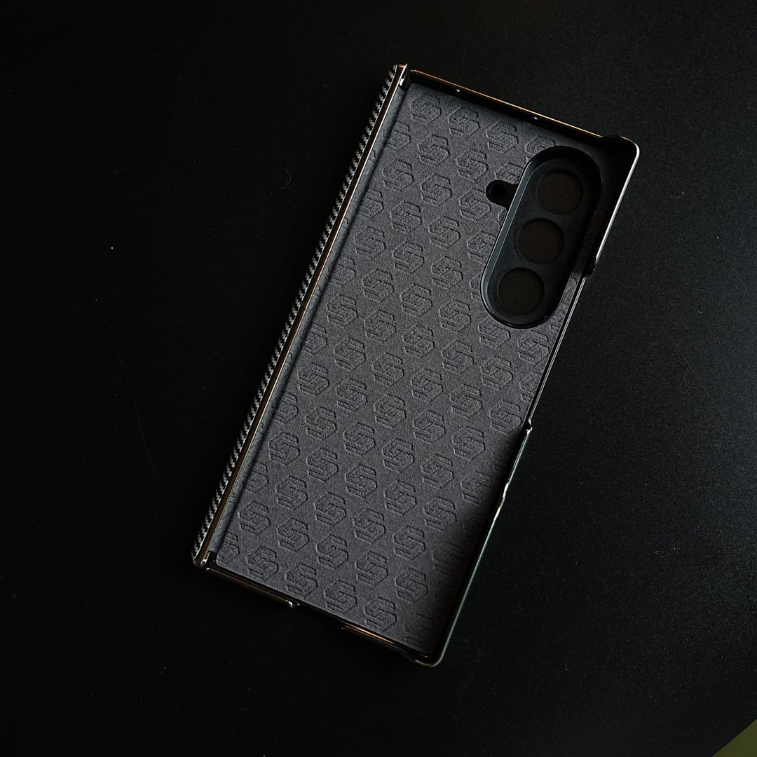 FRATO Z Fold 8 Series Carbon Fiber Texture Cover for Galaxy Z Fold 8 Ultra | Slim Protective Case