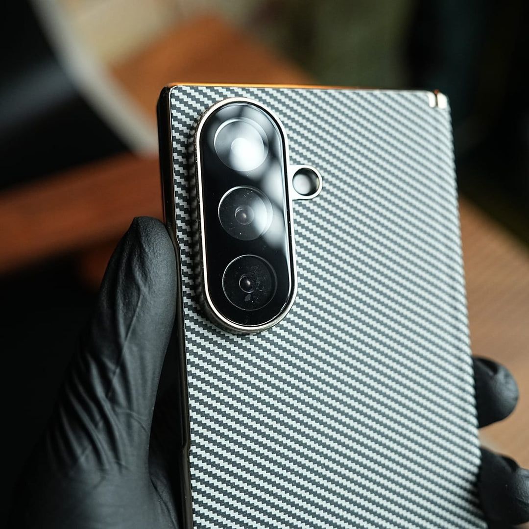 FRATO Z Fold 8 Series Carbon Fiber Texture Cover for Galaxy Z Fold 8 Ultra | Slim Protective Case
