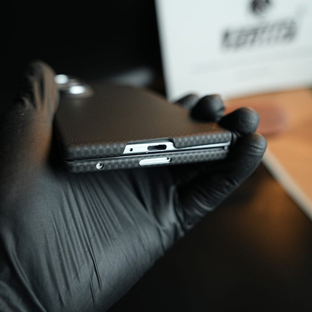 FRATO Z Fold 8 Series Carbon Fiber Texture Magnetic Case for Galaxy Z Fold 8 Ultra | Hinge Protection &amp; Tempered Glass
