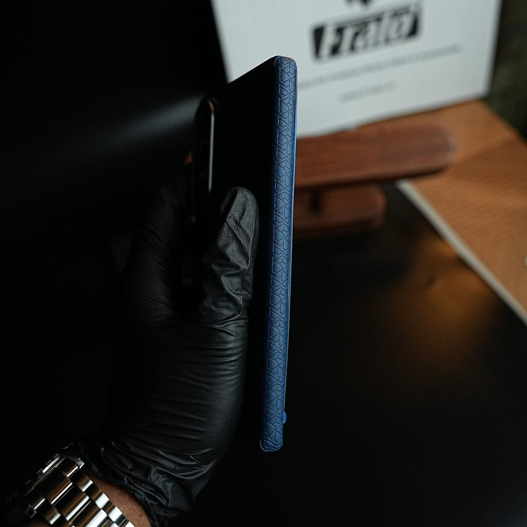 FRATO Z Fold 8 Series Carbon Fiber Texture Magnetic Case for Galaxy Z Fold 8 Ultra | Hinge Protection &amp; Tempered Glass