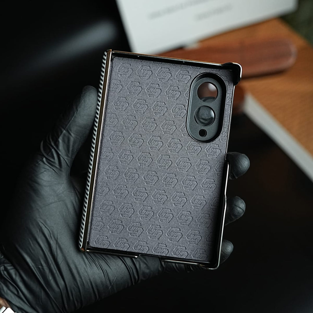 FRATO Z Fold 8 Series Carbon Fiber Texture Slim Case For Samsung Galaxy Z Fold 8 | Hinge Protection