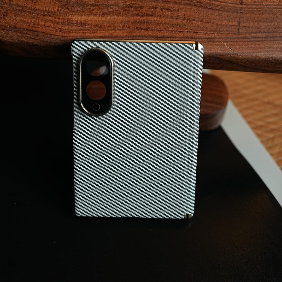 FRATO Z Fold 8 Series Carbon Fiber Texture Slim Case For Samsung Galaxy Z Fold 8 | Hinge Protection