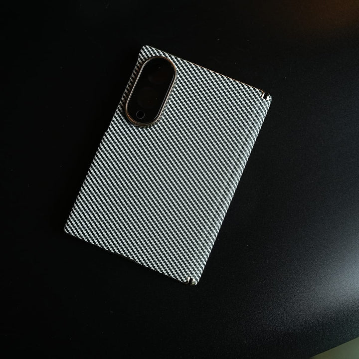 FRATO Z Fold 8 Series Carbon Fiber Texture Slim Case For Samsung Galaxy Z Fold 8 | Hinge Protection