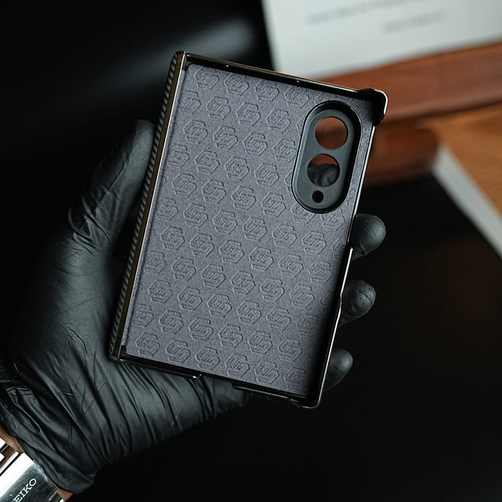 FRATO Z Fold 8 Series Carbon Fiber Texture Slim Case For Samsung Galaxy Z Fold 8 | Hinge Protection