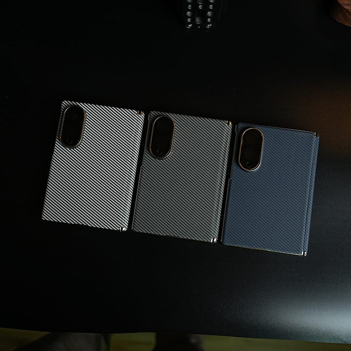 FRATO Z Fold 8 Series Carbon Fiber Texture Slim Case For Samsung Galaxy Z Fold 8 | Hinge Protection