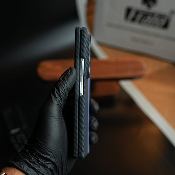 FRATO Z Fold 8 Series Carbon Fiber Texture Stripe Case for Galaxy Z Fold 8 Ultra | MagSafe Case