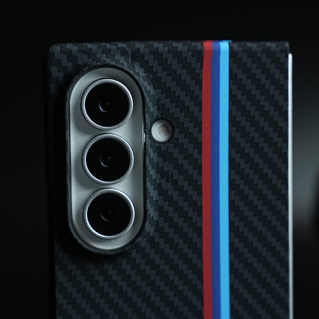 FRATO Z Fold 8 Series Carbon Fiber Texture Stripe Case for Galaxy Z Fold 8 Ultra | MagSafe Case